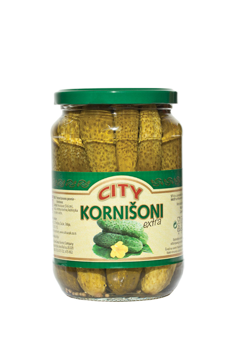 Kornišoni - tegla
